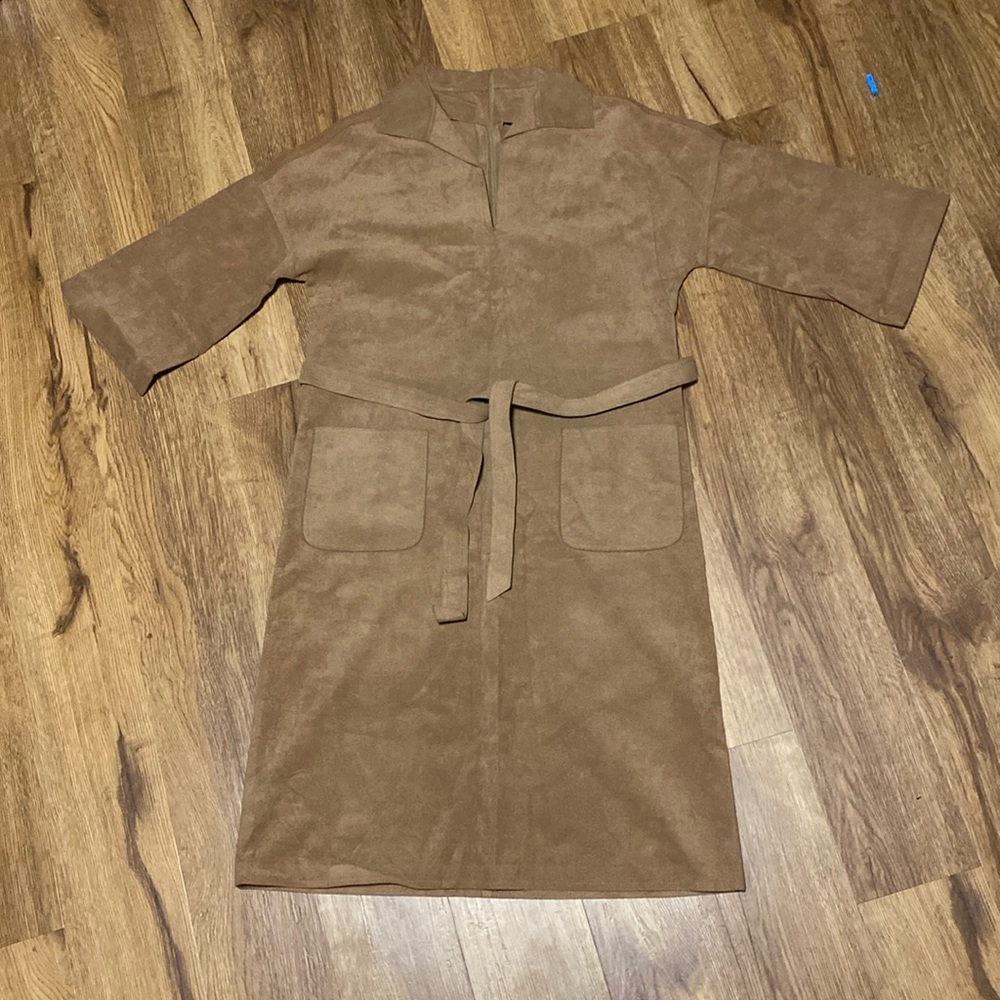 Suede dress